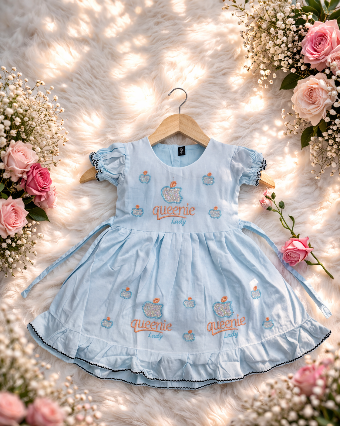 👶 Cute Baby Cotton Dress Set (3-6 years) 💖 Soft & Comfortable