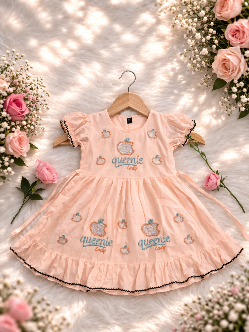 👶 Cute Baby Cotton Dress Set (3-6 years) 💖 Soft & Comfortable