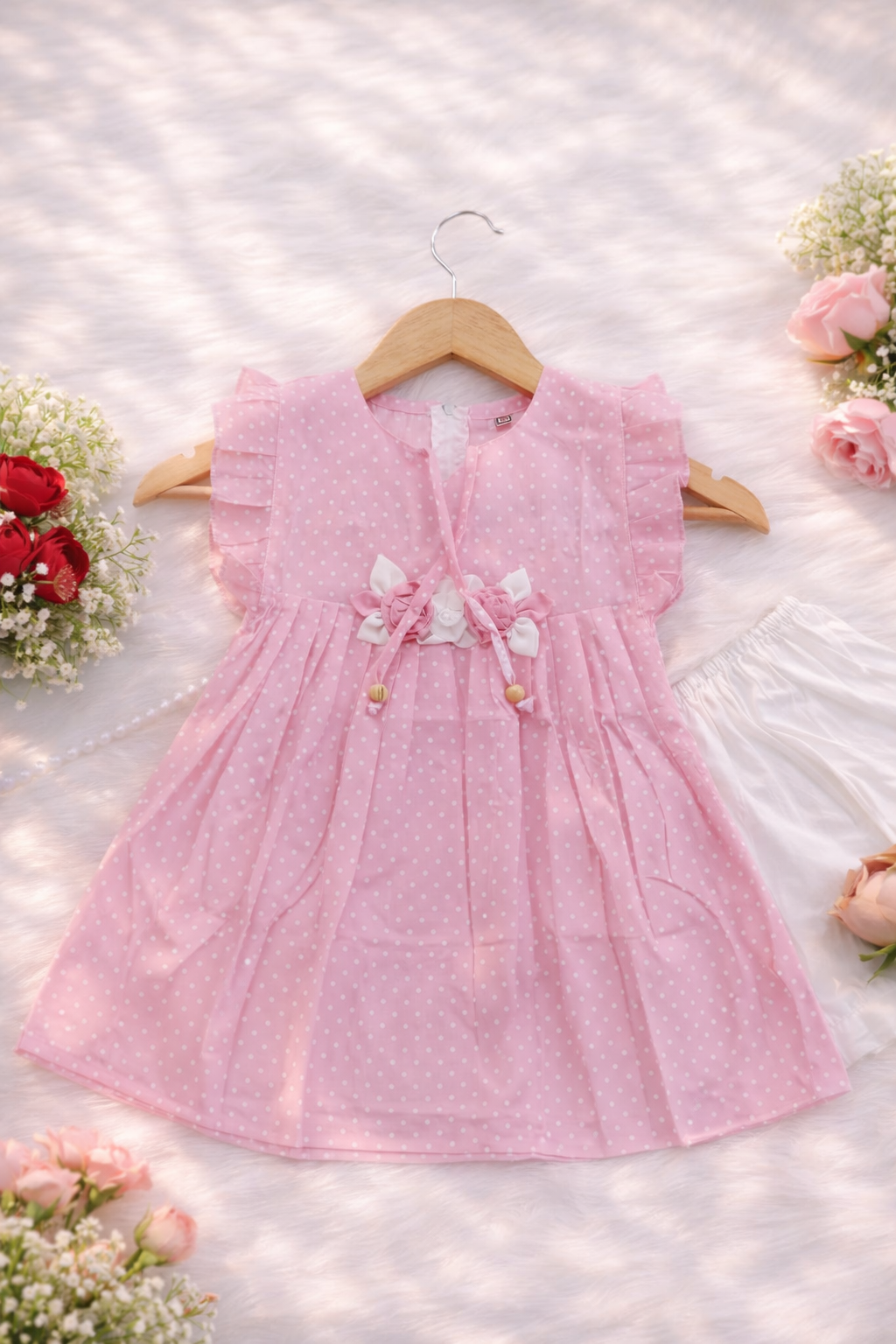 👶 Cute Baby Cotton Dress Set (5 month-2 years) 💖 Soft & Comfortable