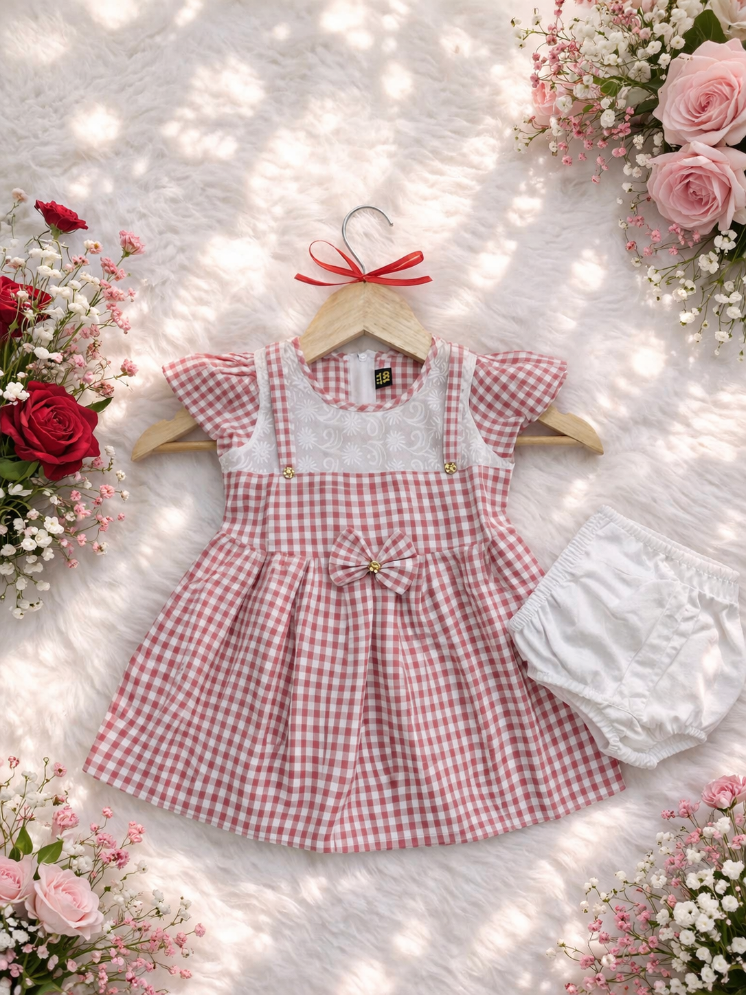 👶 Cute Baby Cotton Dress Set (5 month-2 years) 💖 Soft & Comfortable