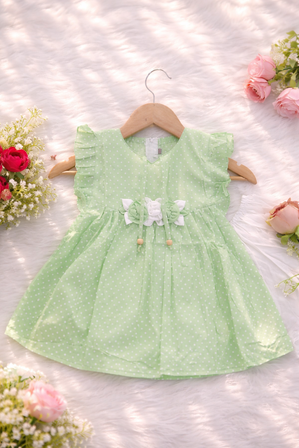 👶 Cute Baby Cotton Dress Set (5 month-2 years) 💖 Soft & Comfortable
