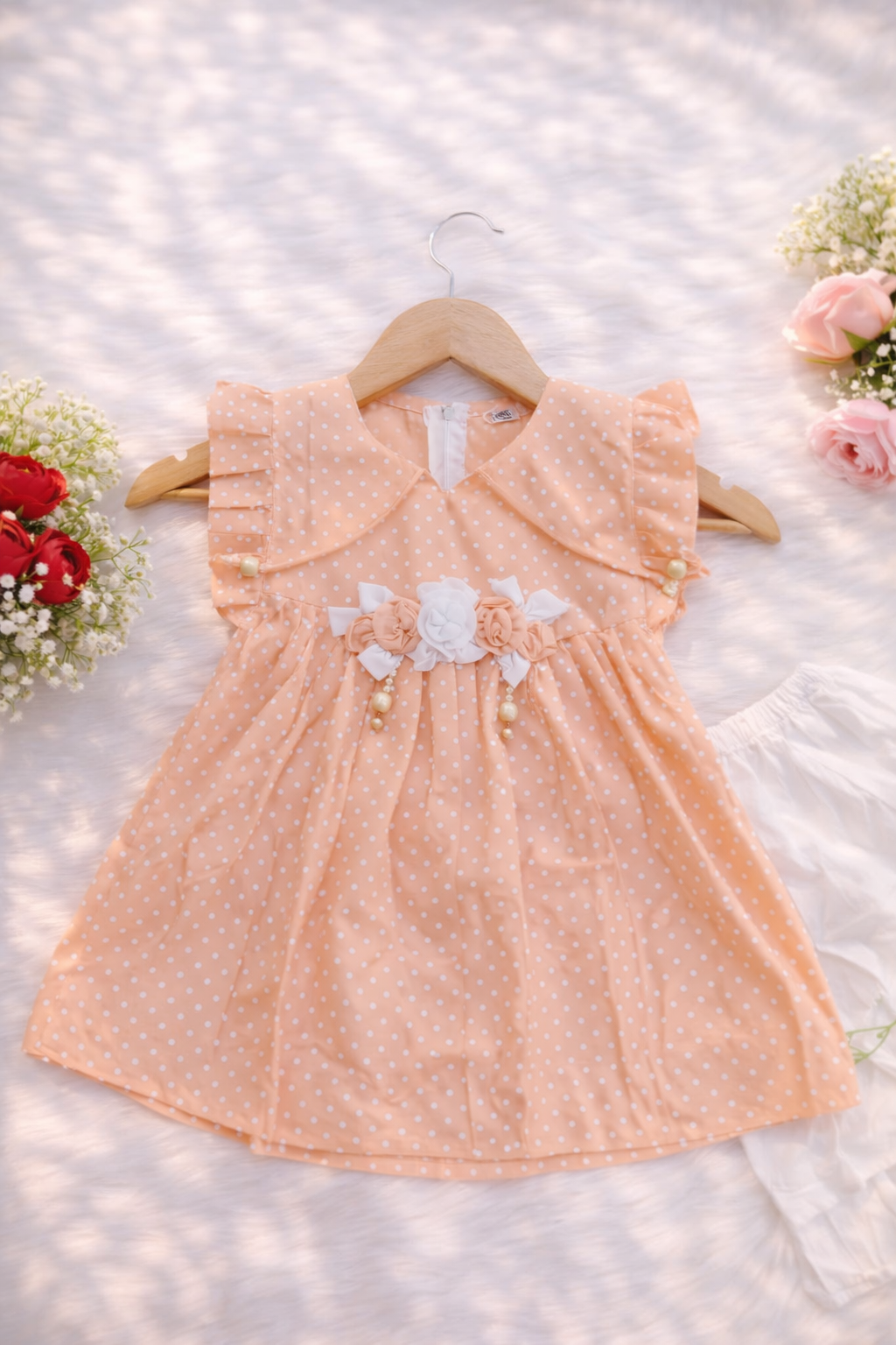 👶 Cute Baby Cotton Dress Set (5 month-2 years) 💖 Soft & Comfortable